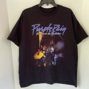 Prince Estate "Purple Rain " Men's Size XL  Tee Shirt  Short Sleeve